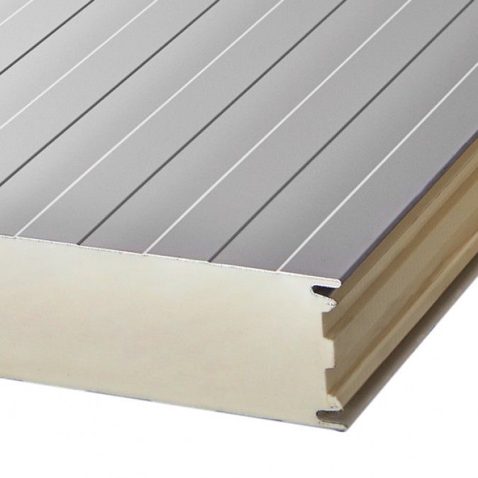 Balex Metal sandwichelement PIR Frost F – ribbet overflate